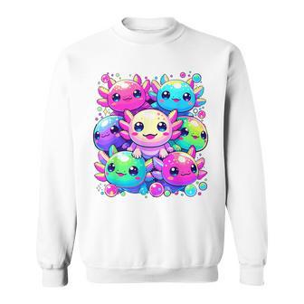 Axolotls Animal Kawaii Axolotl Sweatshirt - Thegiftio UK