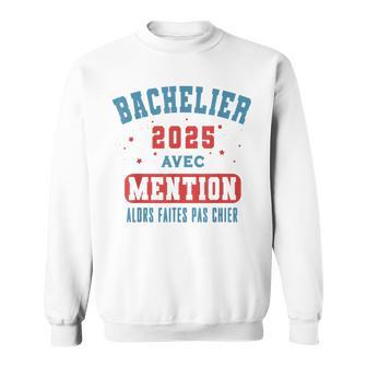 Baccalauréat Avec Mention Humour Pour Bachelier 2025 Sweater e - Cadeauxyz