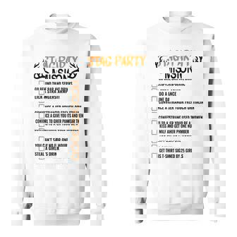 Bachelors Party Checklisttag Do Party Camisa de entrenamiento - Regaloses