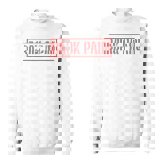 Back Pain In This Area On The Back スウェットシャツ - Kawaiitshirt