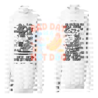 Bad Day To Be A Hotdog Fourth Of July Hot Dog 4Th Of July Sweatshirt | Mazezy