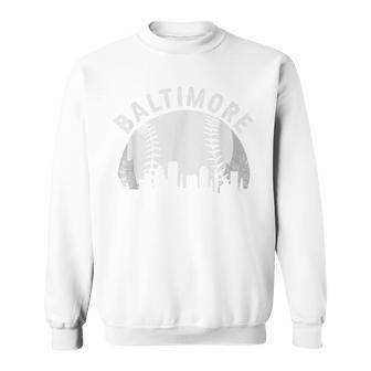 Baltimore Baseball Skyline Sweatshirt - Thegiftio UK