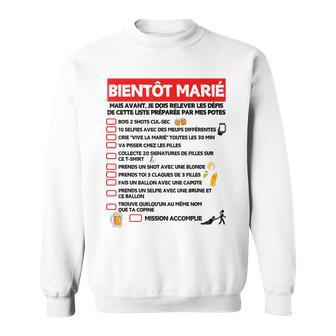 Bientôt Marié Evg Liste Drôle Enterrement Deie De Garçon Sweater e - Cadeauxyz