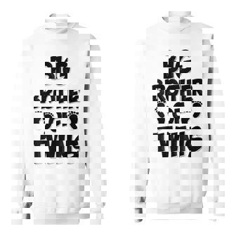 Big Brother Of Twins New Big Brotheriblingギフト スウェットシャツ - Kawaiitshirt