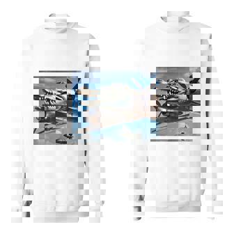 Bombardino Crocodilo イタリアンブレインロットミーム 長袖tシャツ スウェットシャツ - Kawaiitshirt