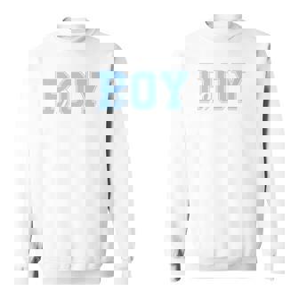 Boy Dad Est 2025 Baby Reveal New Boy Daddy First Fathers Day Sweatshirt - Monsterry