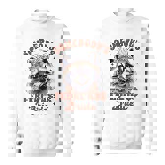 Bride To Be Bachelorette Racoon Somebody's Feral Assy Bride Sweatshirt - Thegiftio