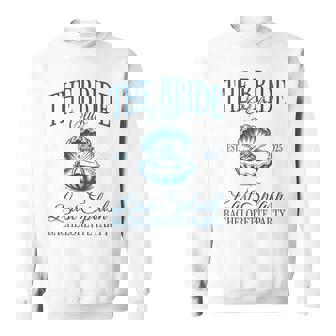 The Bride Club Last Splash Beach Bach Crew Team Bride 2025 Sweatshirt - Thegiftio