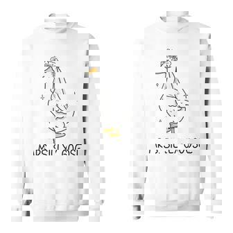 Bride To Be Wedding Silly Bride Goose Gettin' Loose Sweatshirt - Thegiftio