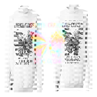 Broken Crayons Still Color Mental Health Matters Awareness Sweatshirt - Monsterry