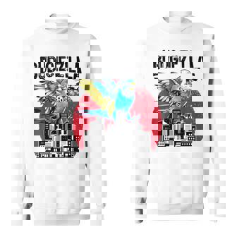 Budgiezilla 面白いインコ セキセイインコ セキセイインコ セキセイインコ 鳥好き スウェットシャツ - Kawaiitshirt
