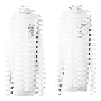 バックプリント The Bulldog Face 犬と犬の飼い主ブルドッグ スウェットシャツ - Kawaiitshirt