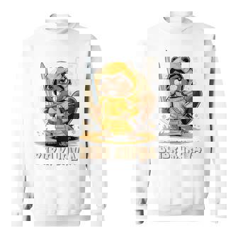 Bóbr Kurwa サムライ 日本人 ボーバー クルワ ポーランド語 ミーム ボブル スウェットシャツ - Kawaiitshirt