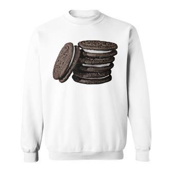 Chocolate Cream Filled Cookie Deserts Cookies Sweatshirt - Thegiftio UK