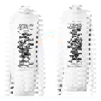 CHOLO Chu Only Live Once ヒップホップ テディベア チカーノ アート スウェットシャツ - Kawaiitshirt