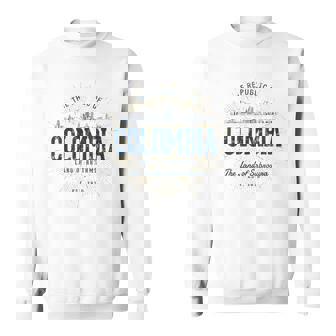 Colombia レトロなスタイルのヴィンテージコロンビア スウェットシャツ - Kawaiitshirt