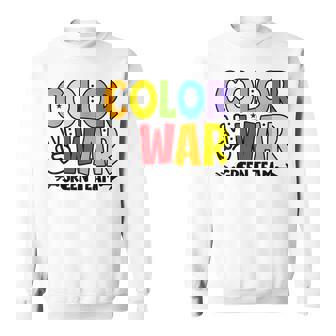 Color War Green Team Sleepaway Summer Camp Game Sweatshirt | Mazezy