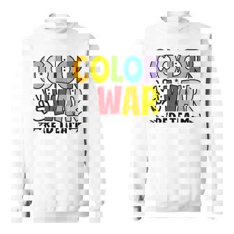 Color War Red Team Sleepaway Summer Camp Game Sweatshirt | Mazezy