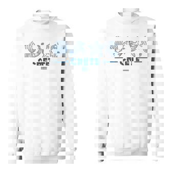 Crète Animaux Marins Drapeau Grec Créatures Mer Île Grèce Sweater e - Cadeauxyz