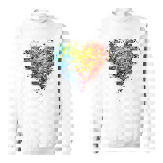 Csd Parade Regenbogen Lgbt Herz Lgbtq Blumen Pride Liebe Sweatshirt - Geschenkecke