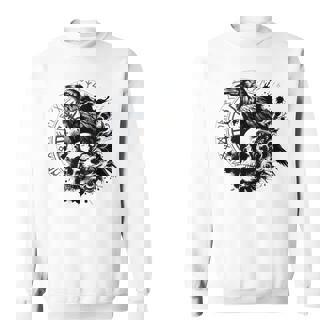 Cuervo Dealhalla Cuervos Runas De Odín Brújula Nórdicaikingo In Mangas Camisa de entrenamiento - Regaloses