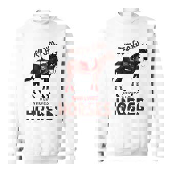 Cuidado Con Los Caballos Juts Una Chica Que Ama A Los Caballos Camisa de entrenamiento - Regaloses