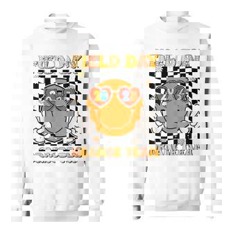 Cute Field Day Orange Team Color Field-Trip Game Competition Sweatshirt | Mazezy