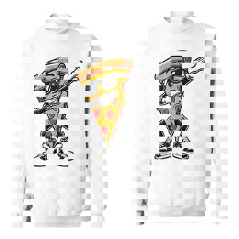 Dabbing Pizza スライス ダンス ピザ 幼児 男の子 ダンス 食通 スウェットシャツ - Kawaiitshirt