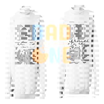 Dad Of Theweet One クッキーとミルク 1歳の誕生日パーティー スウェットシャツ - Kawaiitshirt