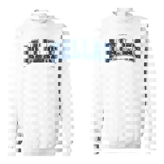 Dallas Texas Text Style Dallas Tx Vintage Est 1841 Sweatshirt - Thegiftio