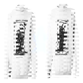 Death Tarot Card 13 Craft Gothic Reaper Aesthetic スウェットシャツ - Kawaiitshirt