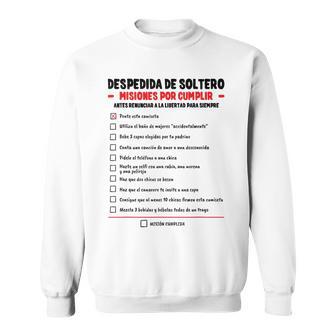 Despedida Deoltero Jeu D'enterrement Deie De Garçon En Espagnol Sweater e - Cadeauxyz