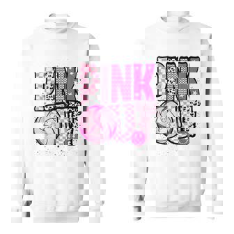 Dig For A Cure Volleyball Pink Out Breast Cancer Awareness Sweatshirt - Thegiftio UK