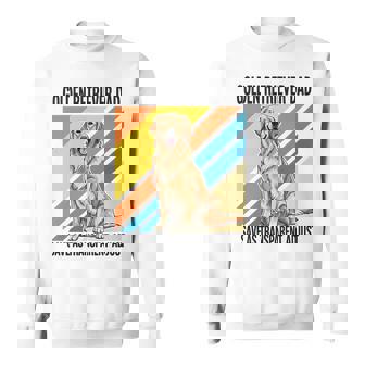 Dog Golden Dad Vintage Golden Retriever Dad Sweatshirt - Monsterry