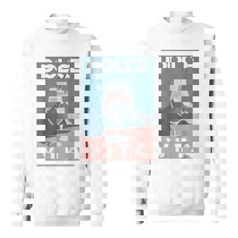 Dolceita Aesthetic Painting Italia Mountains Hikingpritz スウェットシャツ - Kawaiitshirt