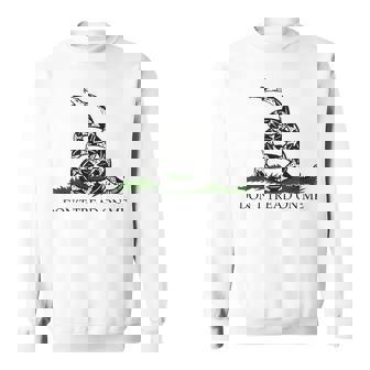 Don't' Tread On Me シャツ メンズ ガズデンフラッグ ブラック スネーク スウェットシャツ - Kawaiitshirt