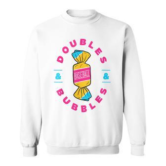 Doubles And Bubbles Ice Cream Drip Baseball Life Sweatshirt - Thegiftio UK