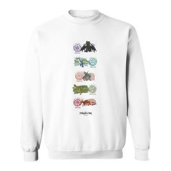 Dreamworks Dragons Dragon Color Class Sweatshirt - Thegiftio UK