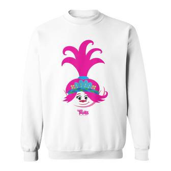 Dreamworks Trolls Poppy Big Face Sweatshirt - Thegiftio UK