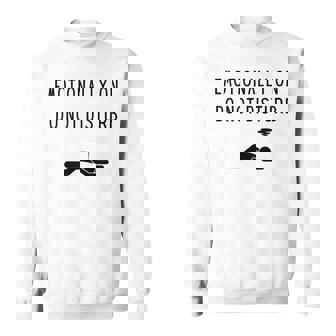 Emocionalmente En No Molestar Introvertido Humano Cansado Camisa de entrenamiento - Regaloses