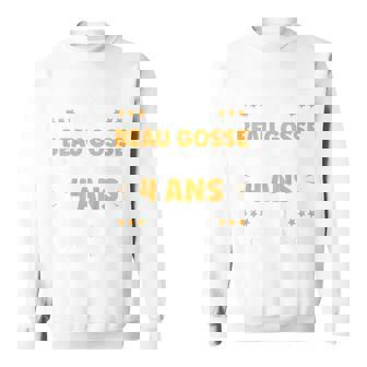 Enfant Humour Garçon Enfant 4 Ans Beau Gosse Anniversaire 4 Ans Sweater e - Cadeauxyz