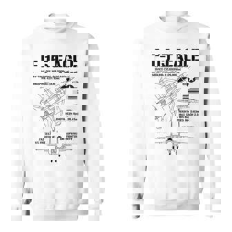 F-15 イーグル戦闘機 ジェット仕様 軍用飛行機 F15 イーグル スウェットシャツ - Kawaiitshirt