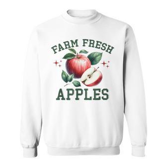 Farm Fresh Apples Orchard Classic Vintage Sweatshirt - Thegiftio UK
