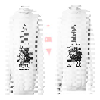 Faro Ovejas Ovejas Marítimo Faros In Mangas Camisa de entrenamiento - Regaloses
