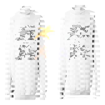 Fencer 猫 エペフェンシング付き スウェットシャツ - Kawaiitshirt