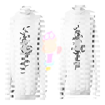 The Flintstones Dino Face Long-Sleeved Sweatshirt - Seseable