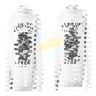 Flying Tigersquadron 第二次世界大戦ヴィンテージ記章 バックプリント スウェットシャツ - Kawaiitshirt