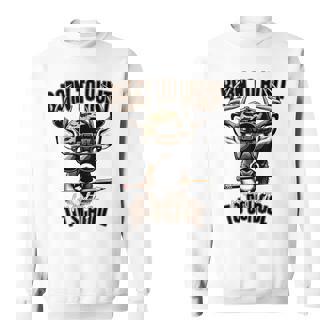 Forced To Go To School Deer Hunting Boy Camo Sweatshirt - Thegiftio