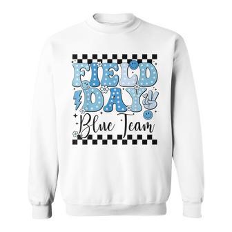 Fun Field Day Blue Team Color Field Trip Game Competition Sweatshirt - Thegiftio UK