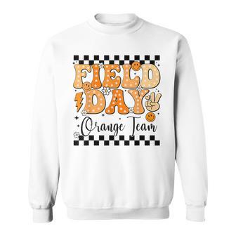 Fun Field Day Orange Team Color Field Trip Game Competition Sweatshirt - Thegiftio UK